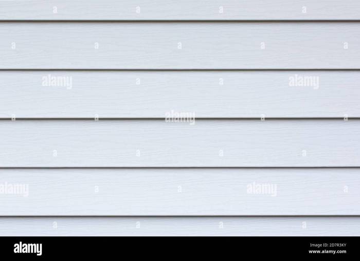White Siding on Exterior of a Home Stock Photo - Alamy